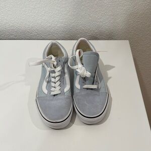 Vans Gray and White Women's Sneakers